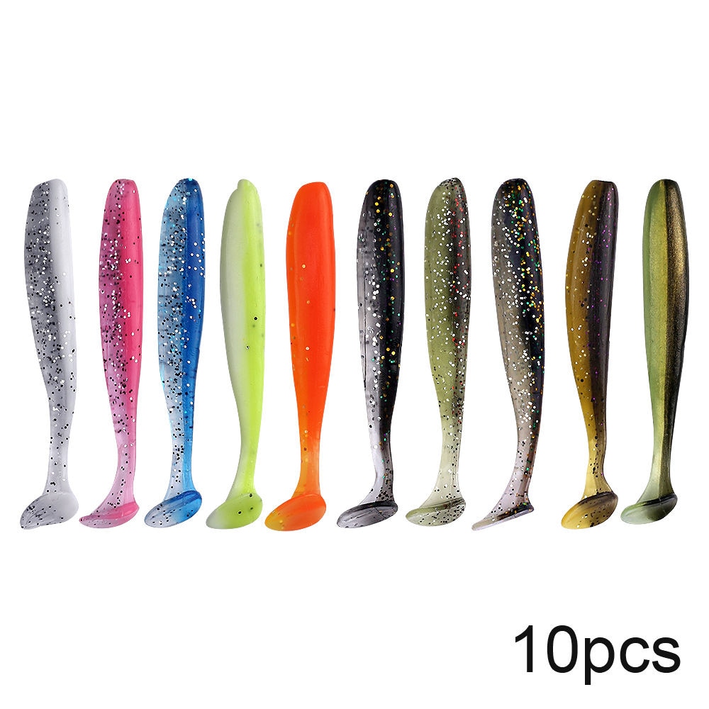 Soft Silicone Worm Lures Set