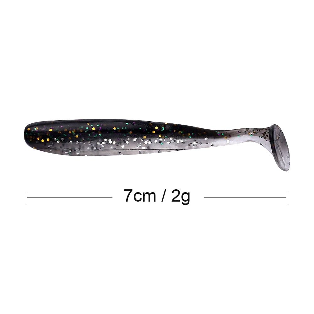 Soft Silicone Worm Lures Set