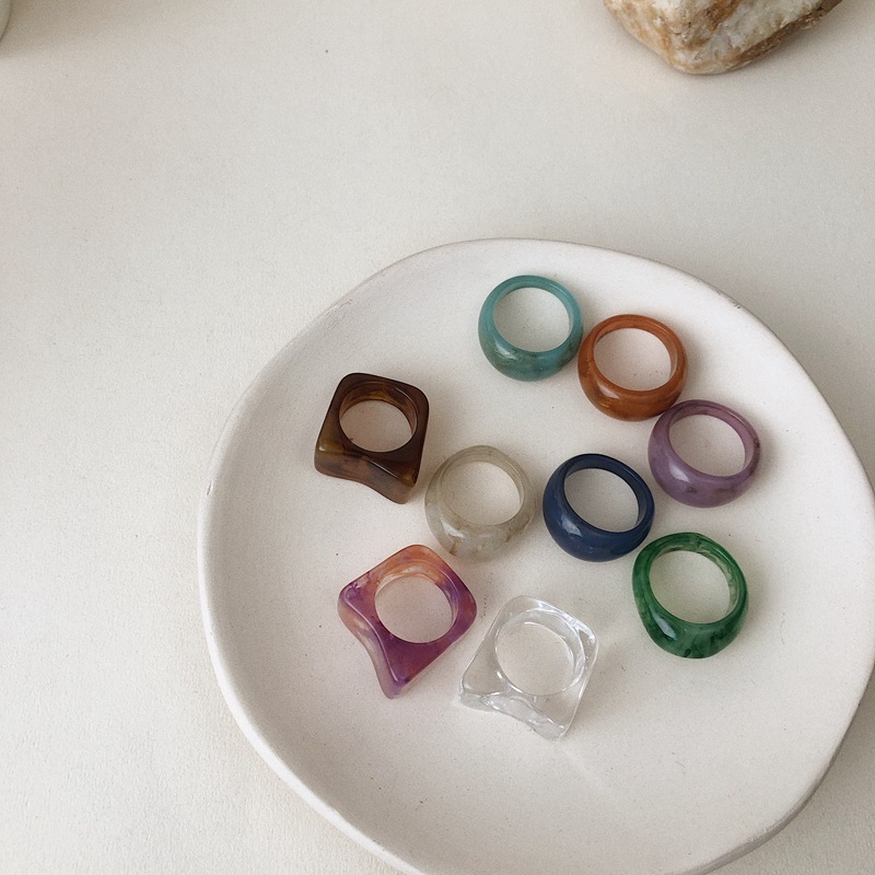 Transparent Marbled Ring