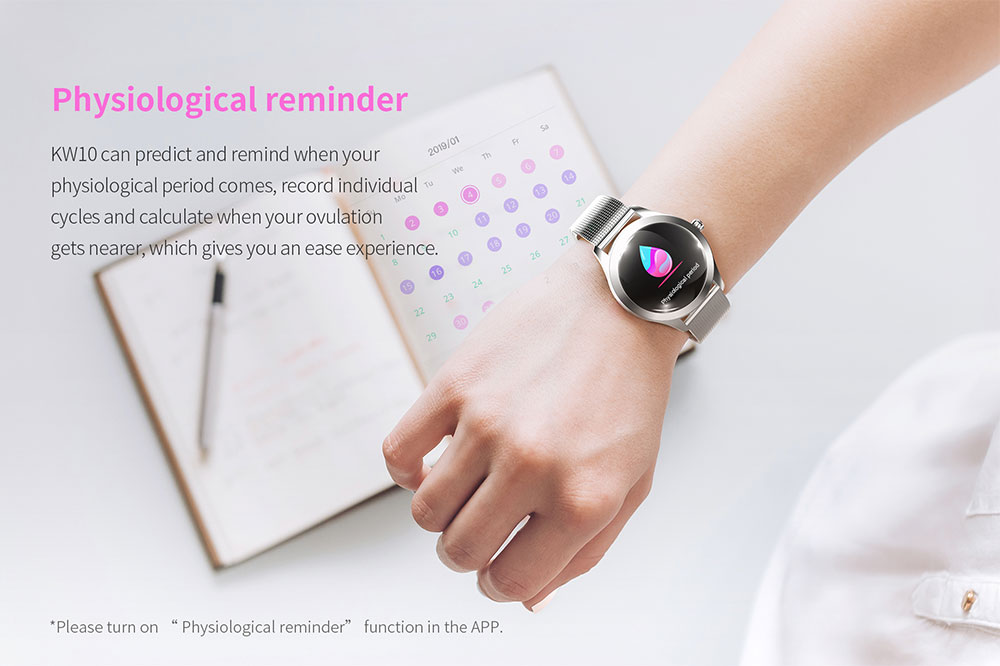 Pink Butterfly Women’s Smart Watch
