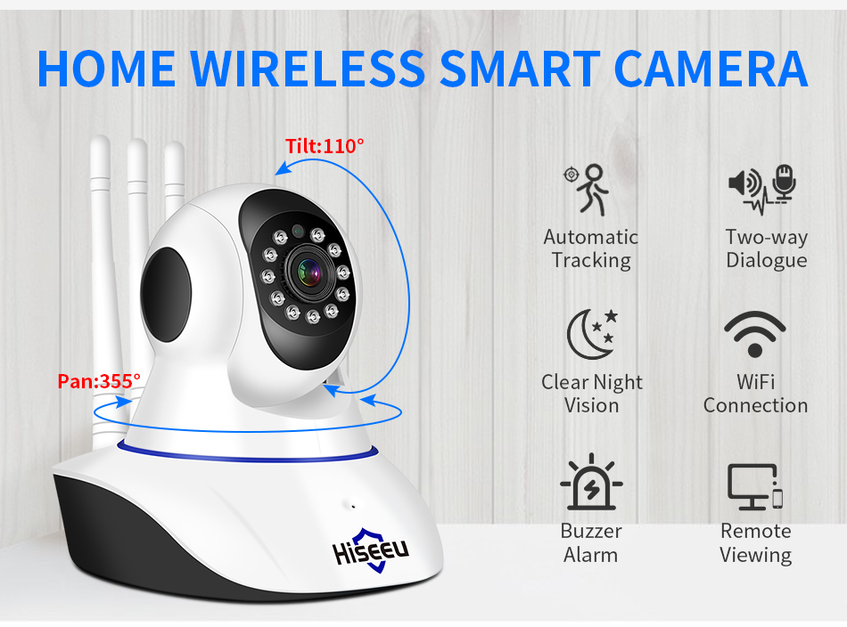 5MP 1080P IP Camera WIFI Wireless Smart Home Security Camera