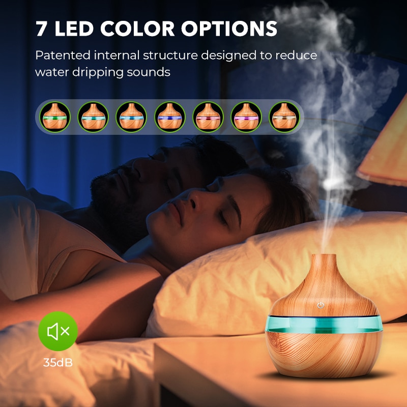 Electric Air Humidifier with LED Light