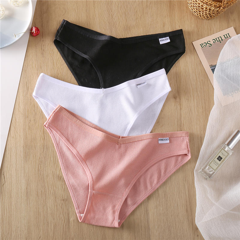 Women's Breathable Cotton Panties 4 Pcs Set
